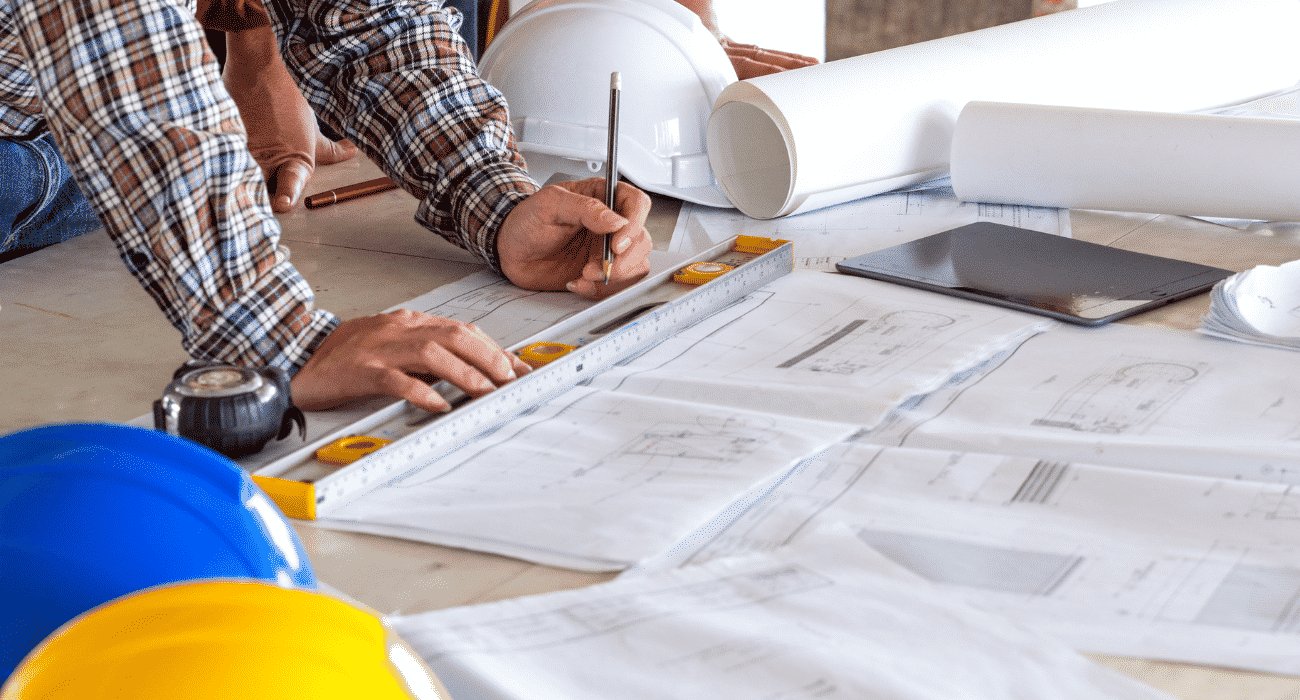 plan de construction d'un batiment industriel