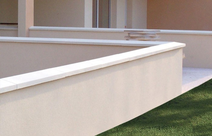 couvertine en béton