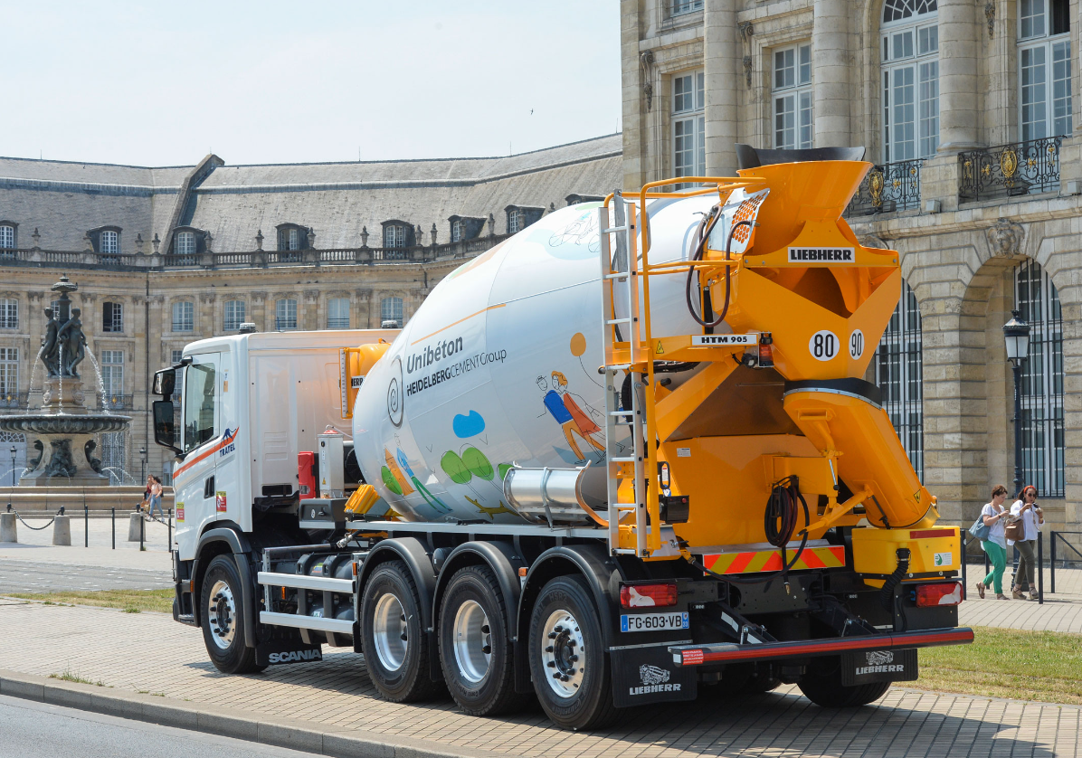 camion béton toupie