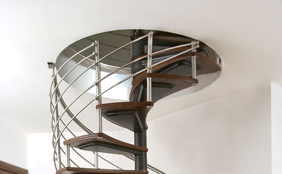 trémie escalier helicoidal