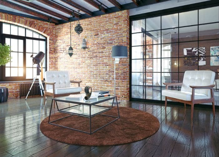 une verrière magnifique pour la cloison du salon