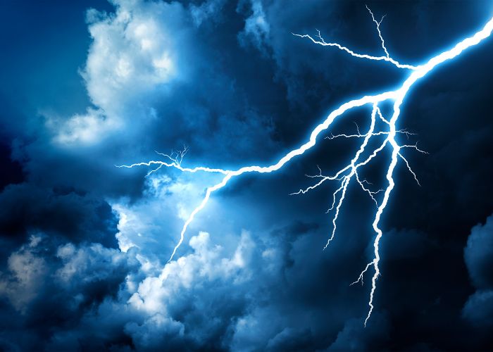 orage sur habitation