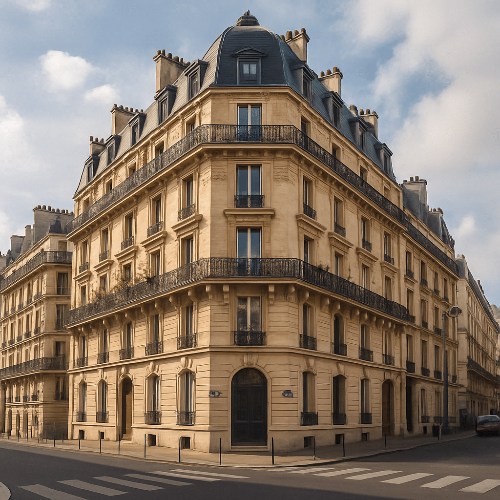 magnifique immeuble à paris