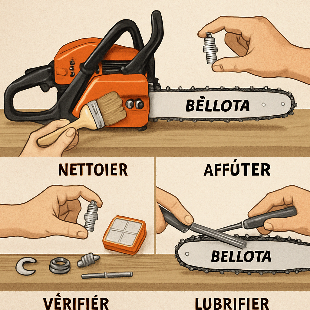découvrez les tronçonneuses bellota, alliant sécurité et performance pour tous vos travaux de jardinage. conçues pour assurer une utilisation optimale, nos outils garantissent des résultats précis et fiables. optez pour bellota et améliorez votre expérience de coupe!