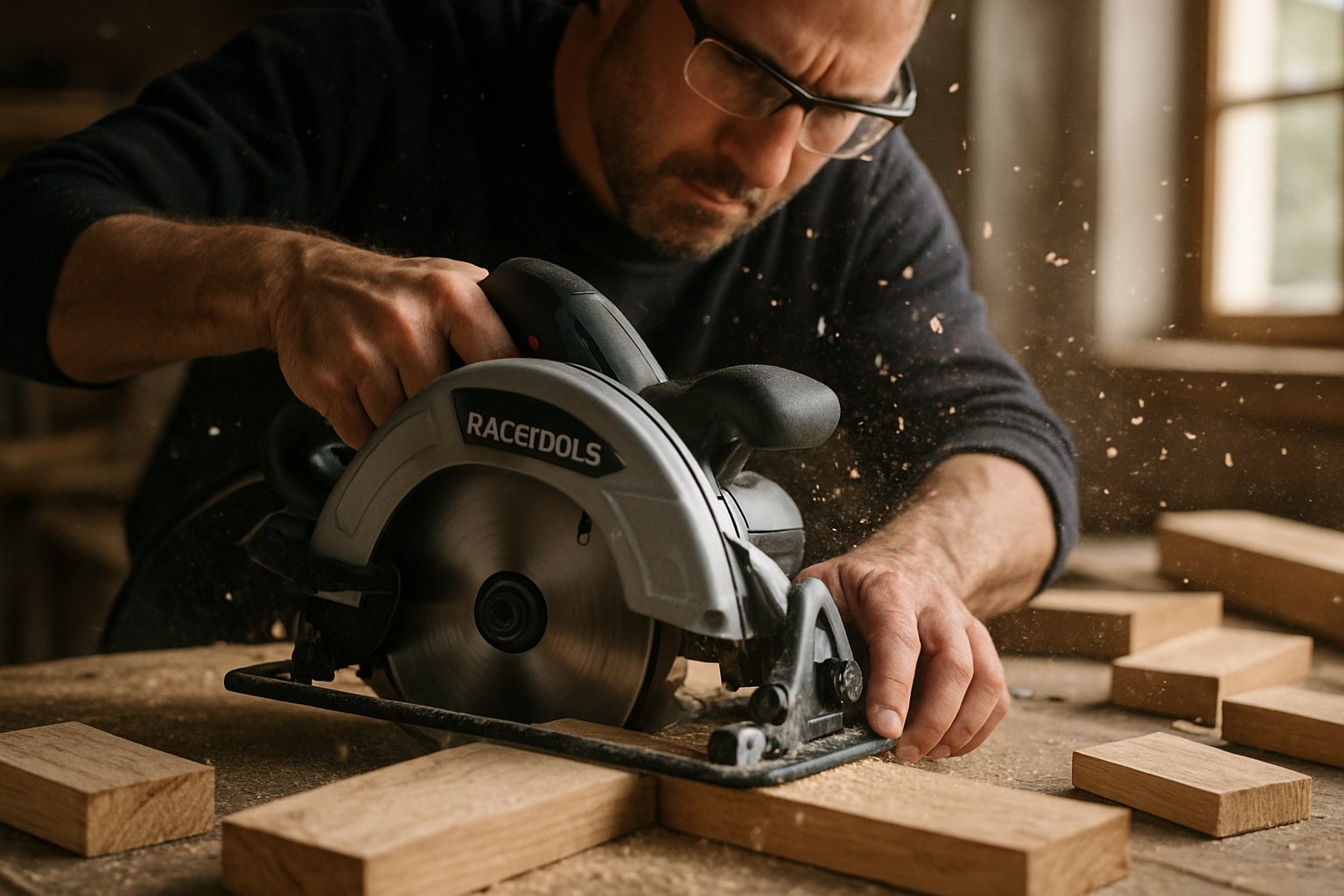 découvrez la scie circulaire racetools pour des coupes précises et rapides. optimisez vos projets de bricolage en réalisant des découpes nettes en quelques minutes seulement. idéale pour les amateurs et les professionnels, cet outil de qualité vous garantit performance et facilité d'utilisation.