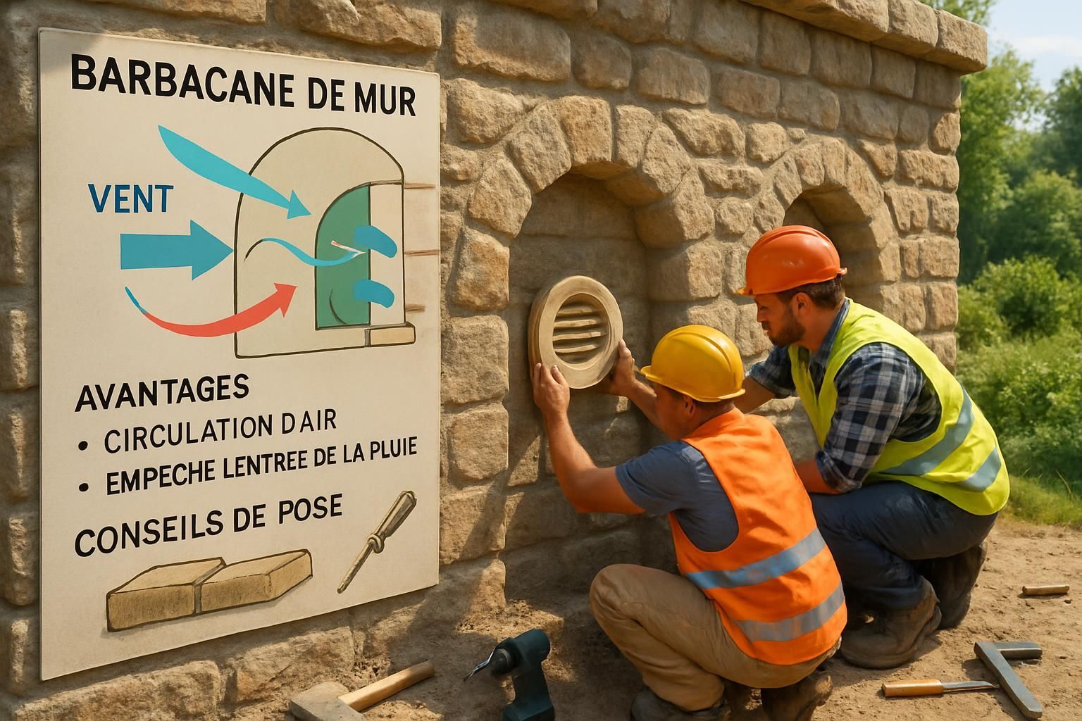 Découvrez le fonctionnement de la barbacane mur, ses nombreux avantages en termes de ventilation et d'esthétique, ainsi que nos conseils experts pour une pose réussie. Optimisez votre espace tout en ajoutant une touche d'élégance à votre façade.