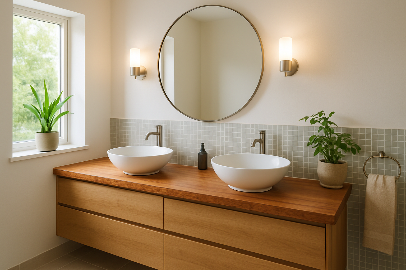 découvrez des idées inspirantes pour aménager votre salle de bain avec un plan de travail en bois. transformez votre espace en un lieu à la fois esthétique et fonctionnel grâce à nos conseils pratiques et astucieux.
