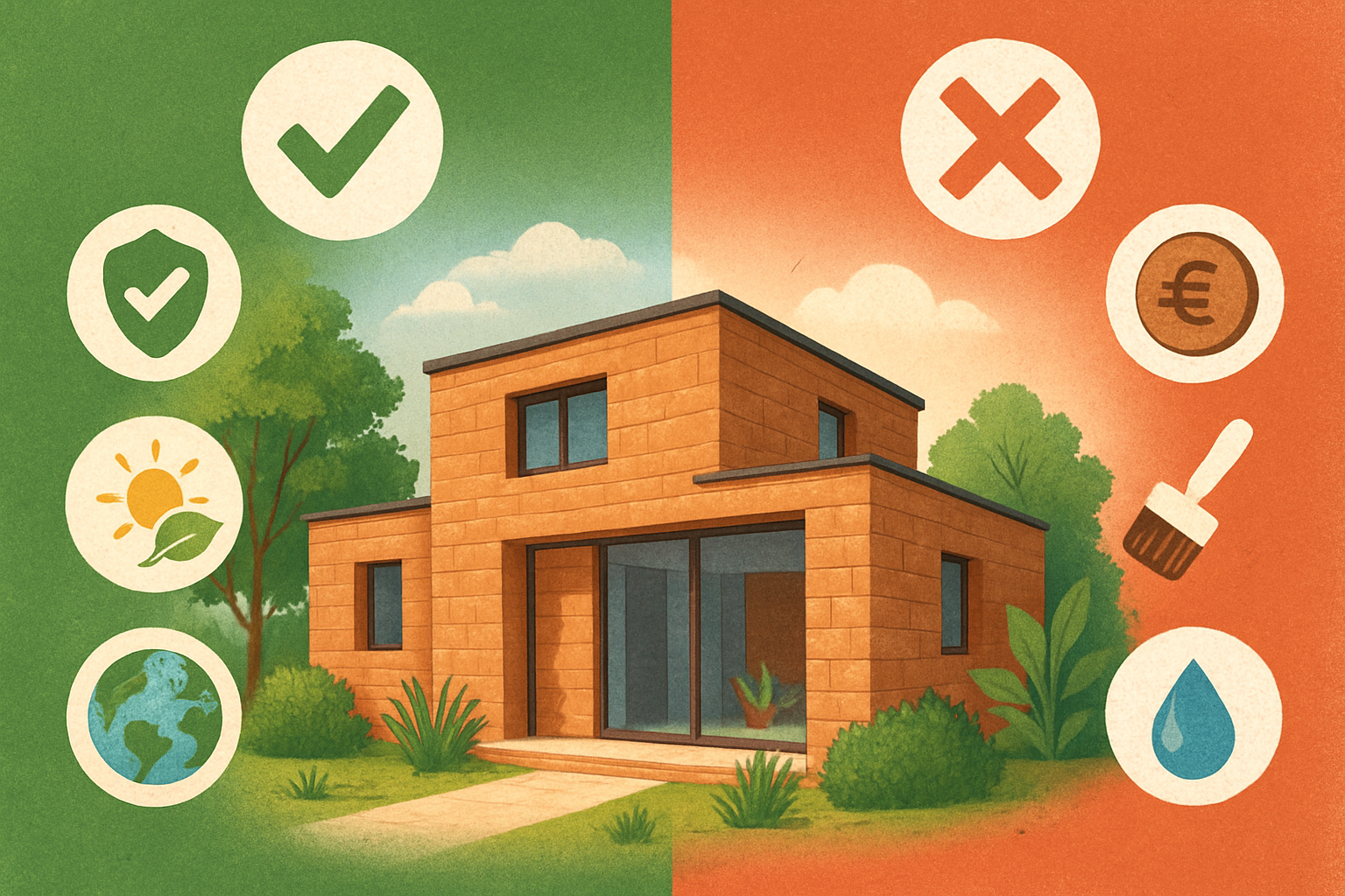 découvrez les avantages et inconvénients de la brique en terre crue pour vos projets de construction. apprenez comment ce matériau écologique peut influencer la durabilité, l'esthétique et le confort de votre habitation.