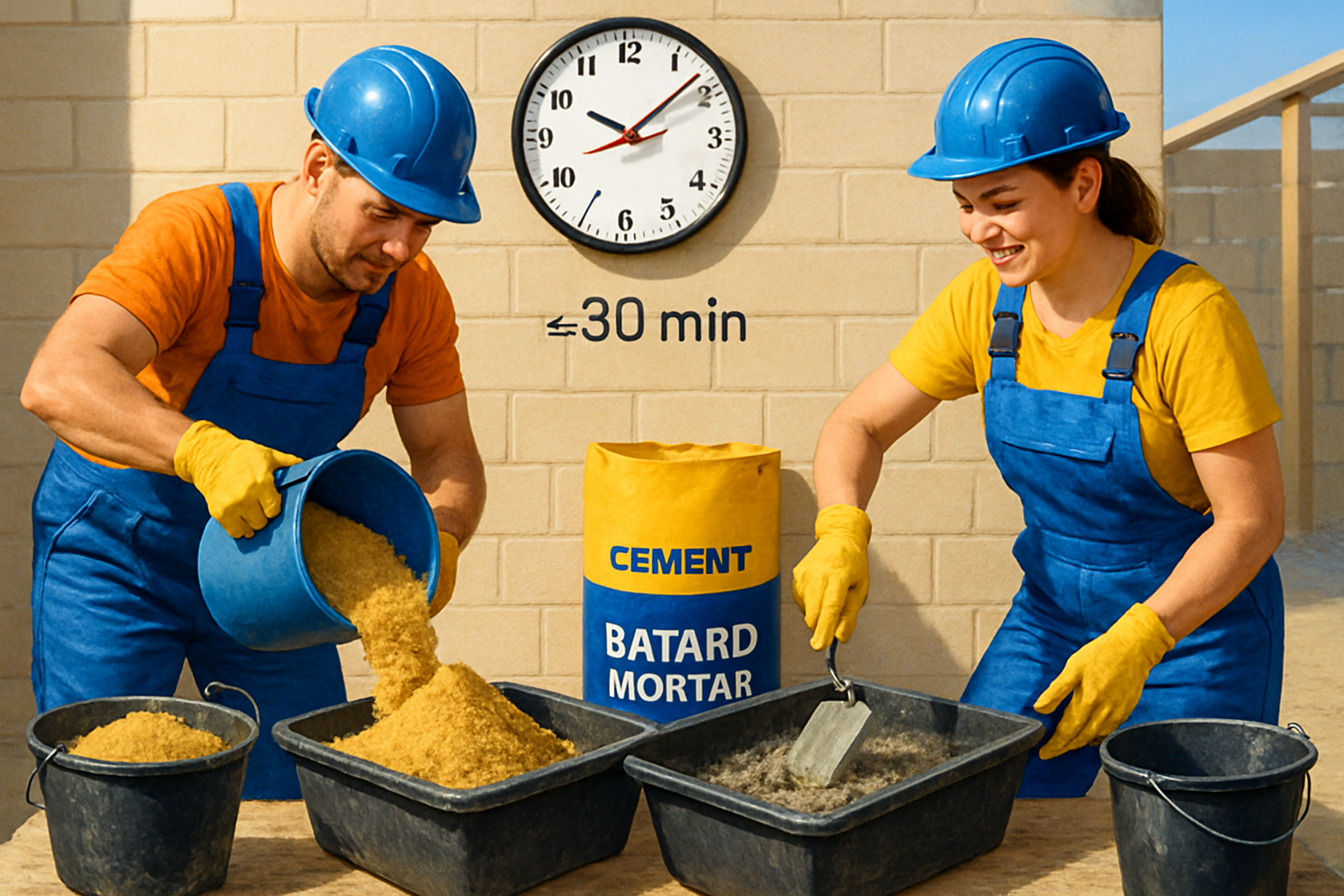 découvrez le dosage optimal pour votre mortier bâtard et obtenez des résultats parfaits en moins de 30 minutes, tout cela sans effort. suivez nos conseils pratiques pour réussir tous vos projets de construction facilement.