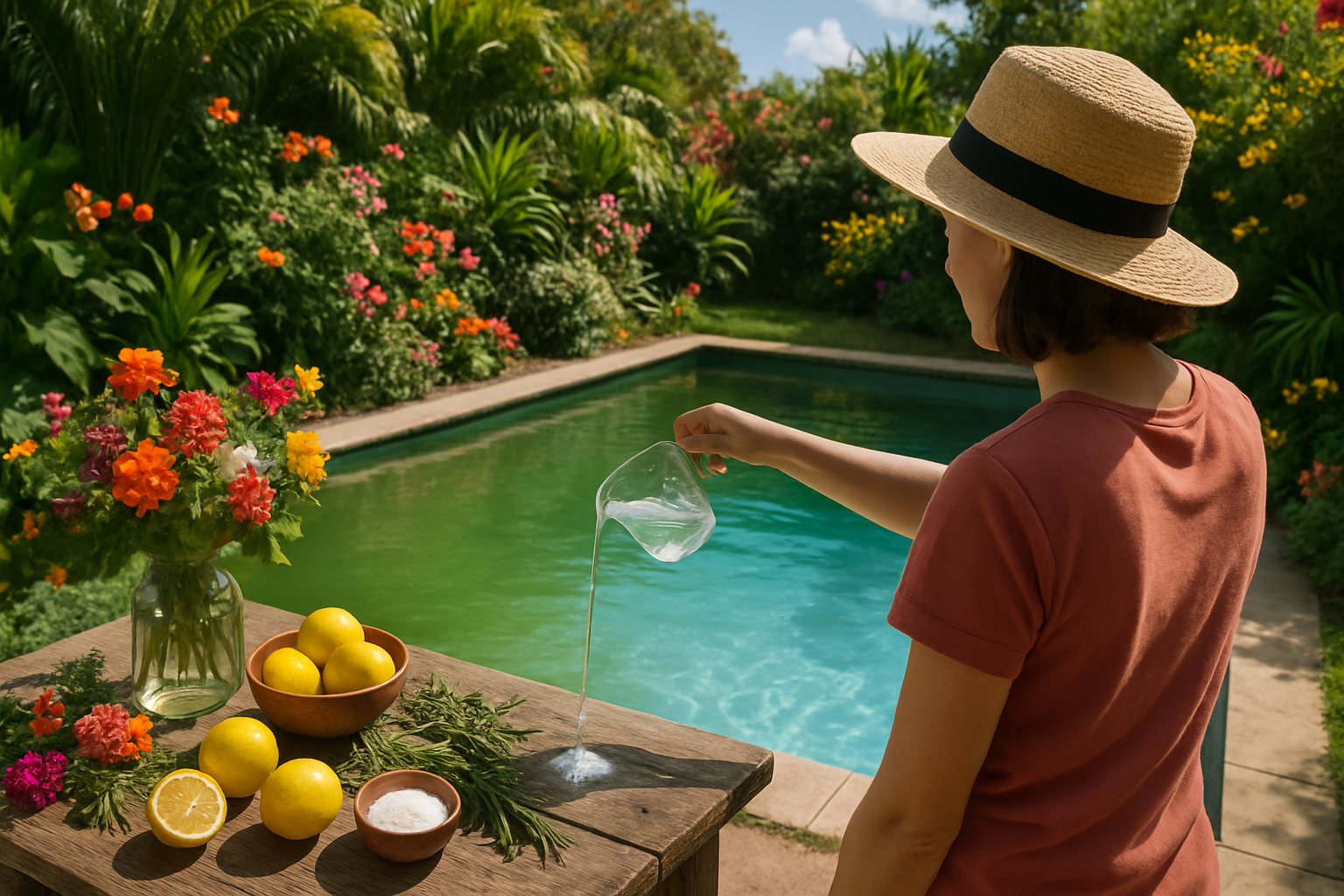 découvrez comment éliminer l’eau verte de votre piscine en seulement 48h, sans produits chimiques, grâce à une astuce de grand-mère efficace, naturelle et facile à appliquer.
