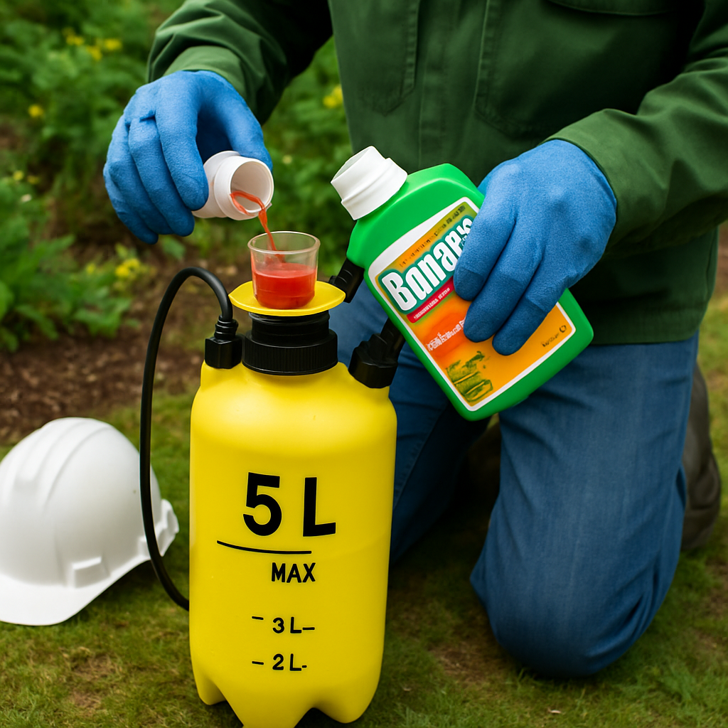 découvrez le bon dosage de roundup à diluer dans 5 litres d'eau pour un désherbage efficace et sans risque. conseils pratiques et précautions d'utilisation.