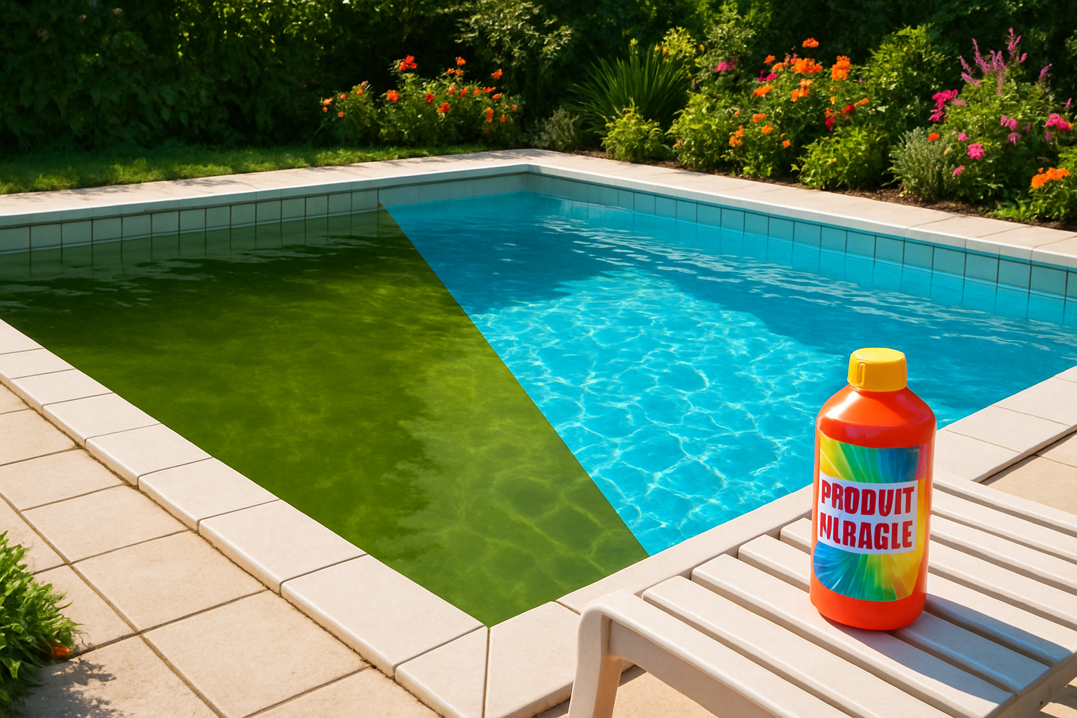 découvrez comment éliminer facilement l’eau verte de votre piscine en seulement 24h grâce à un produit miracle. résultats rapides, sans effort et piscine éclatante garantie !