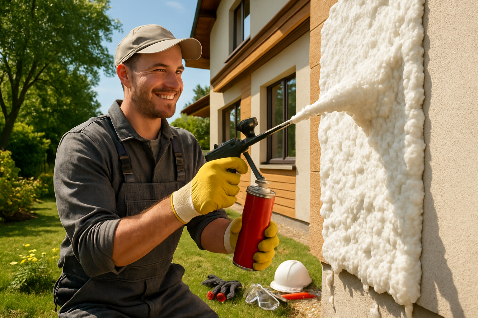 isolez facilement votre maison en un week-end grâce à la mousse polyuréthane projetée. apprenez à réaliser l'isolation vous-même, sans recourir à des professionnels ni rencontrer de complications.