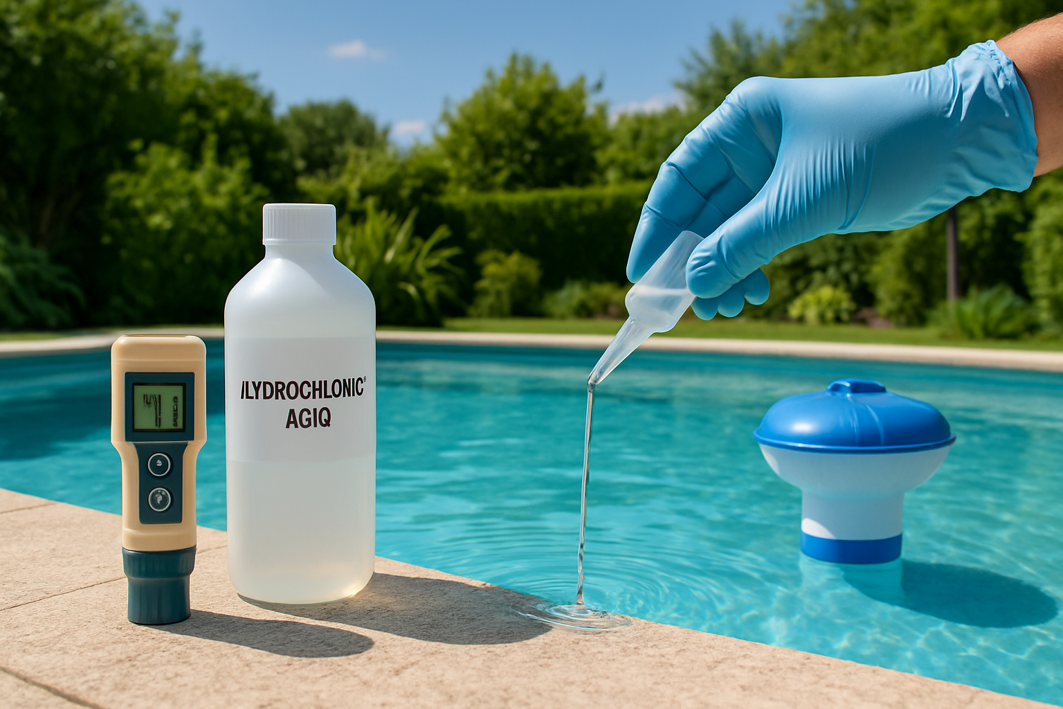 apprenez à doser correctement l’acide chlorhydrique dans votre piscine pour maintenir un équilibre parfait de l’eau et garantir un entretien optimal en toute sécurité.