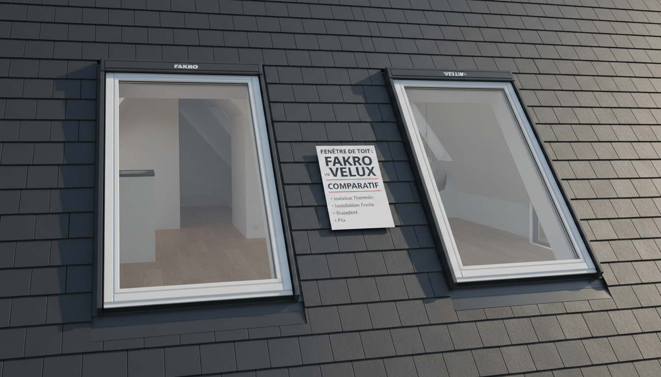 fenetre de toit fakro vs velux comparatif
