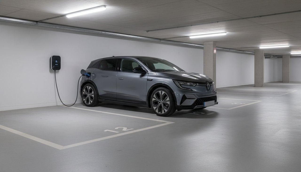 Borne 22kW copropriété