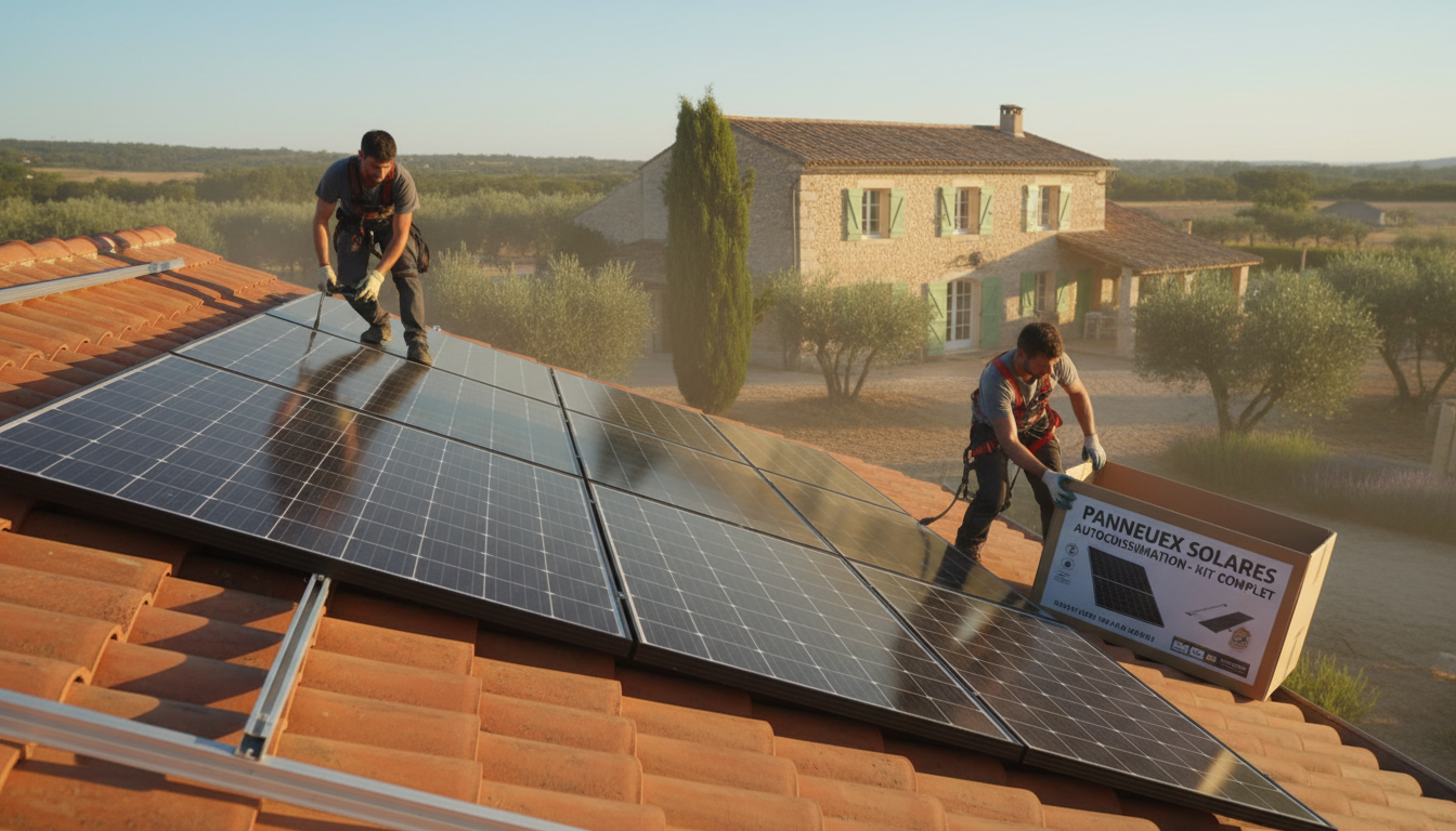 installer panneaux solaires sans aide auto-consommation