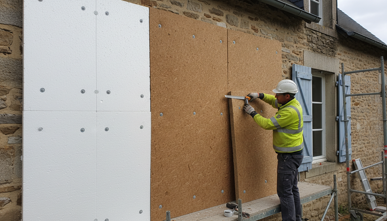 isolation exterieure polystyrene vs laine de bois