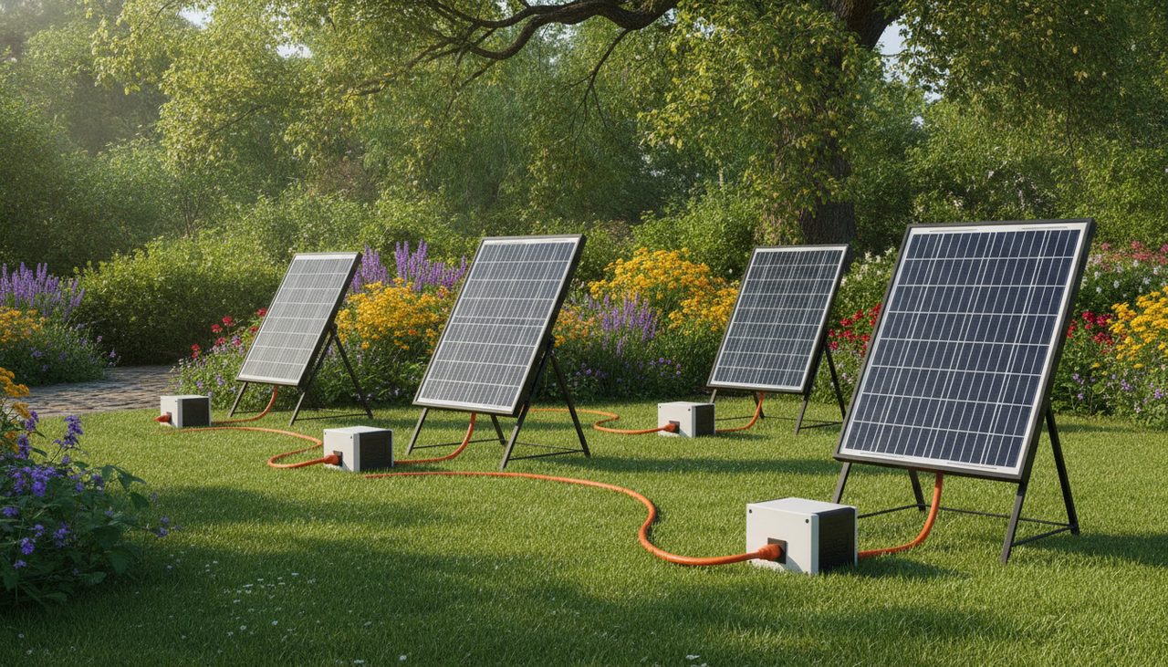 Comparatif de plusieurs kits panneaux solaires plug and play prise 220V posés au sol
