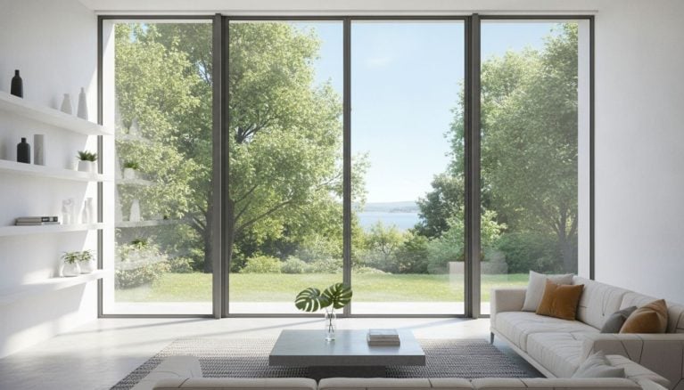 Baie vitrée 240 x 215 : prix, matériaux et guide 2026