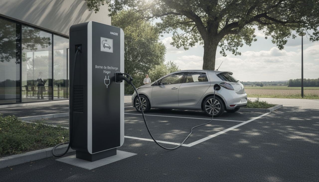 borne de recharge hager