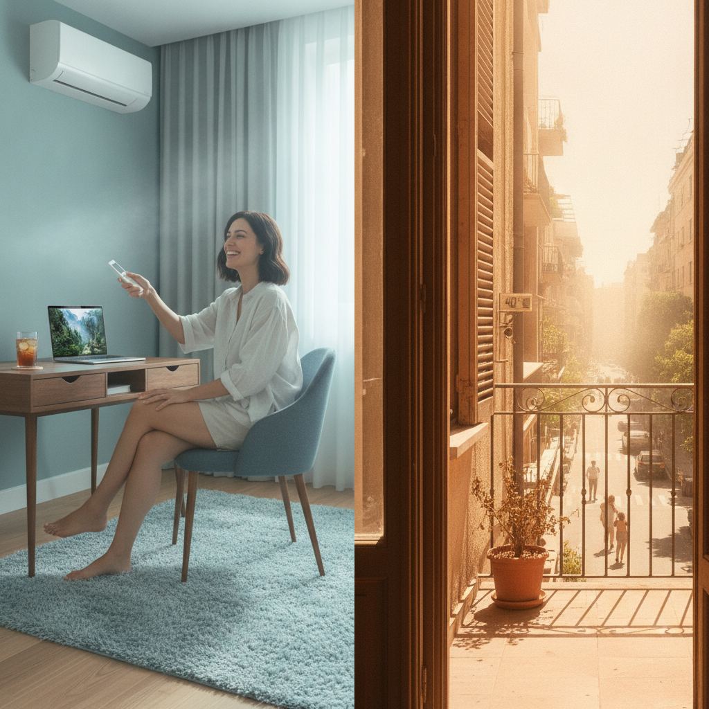 climatisation réversible confort été maison fraîche