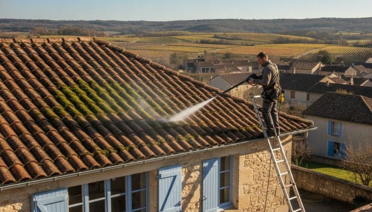 Nettoyage toiture au karcher : methode et risques | ABC