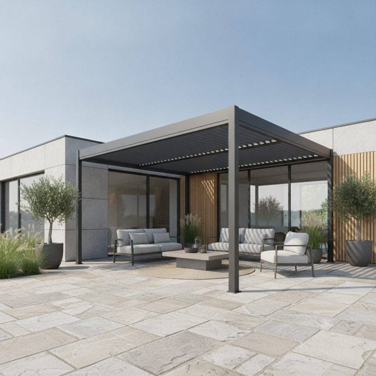 Pergola bioclimatique 5×4 : prix, pose et guide complet 2026