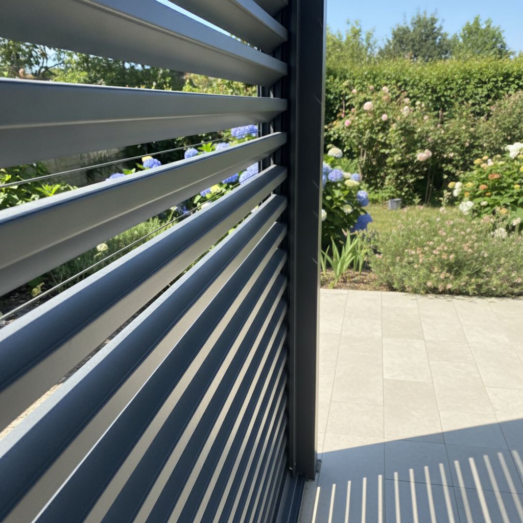 pergola bioclimatique 6x4 aluminium lames orientables