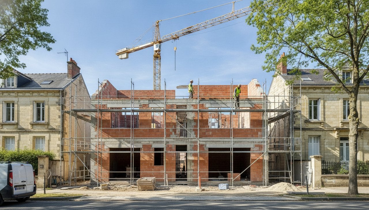 Construction d'une maison neuve dans la métropole de Bordeaux