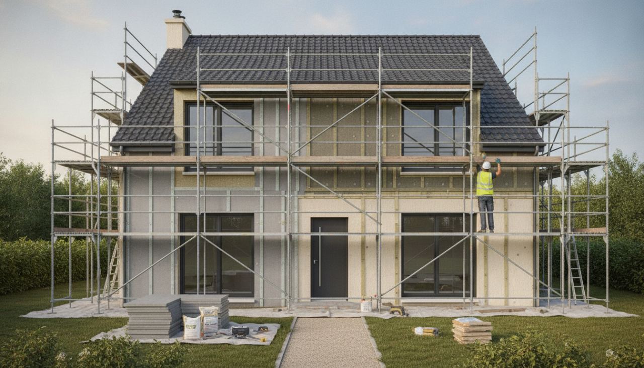 prix isolation extérieure maison 100m2