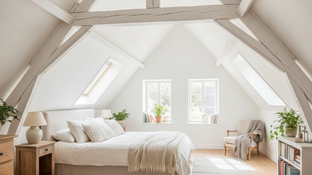 amenagement combles chambre - illustration