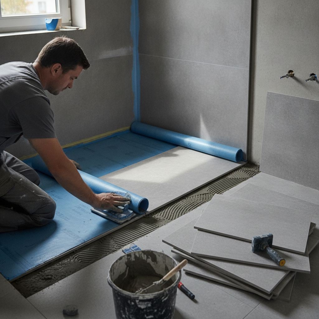 carrelage et etancheite douche italienne complete