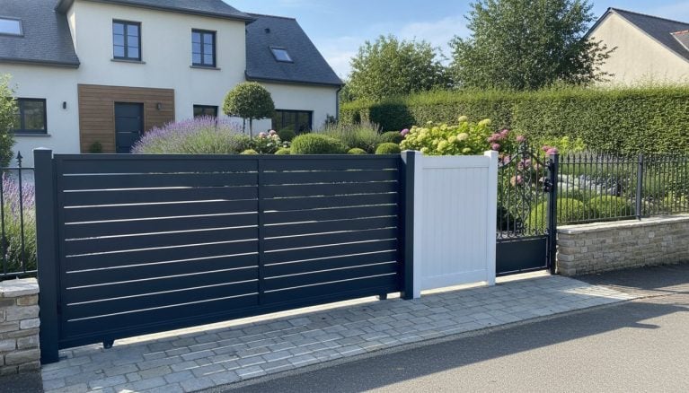 Portail alu, PVC ou fer 2026 : comparatif prix et choix