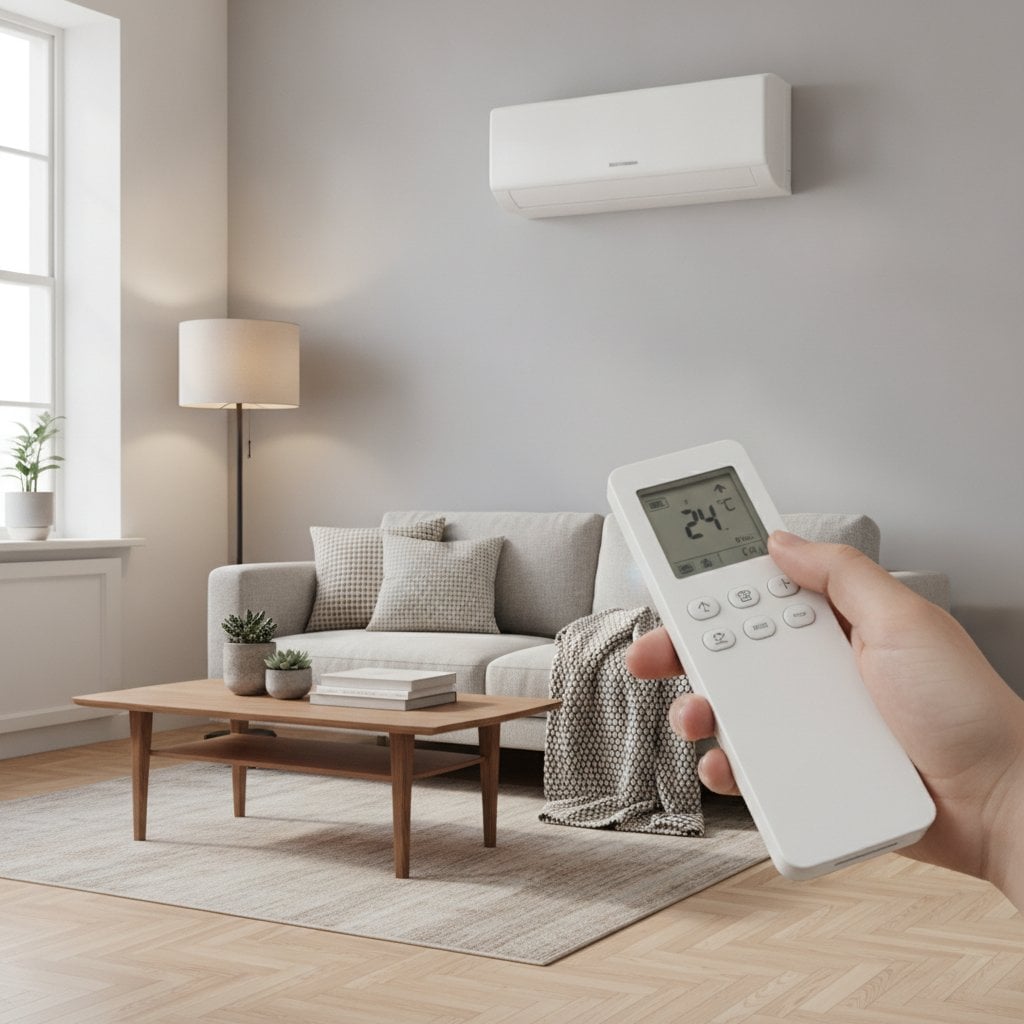 réglage télécommande climatisation réversible Hitachi
