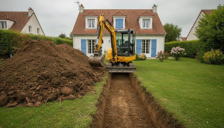 Terrassement : mini-pelle, pelle mécanique ou manuel ? Comparatif 2026