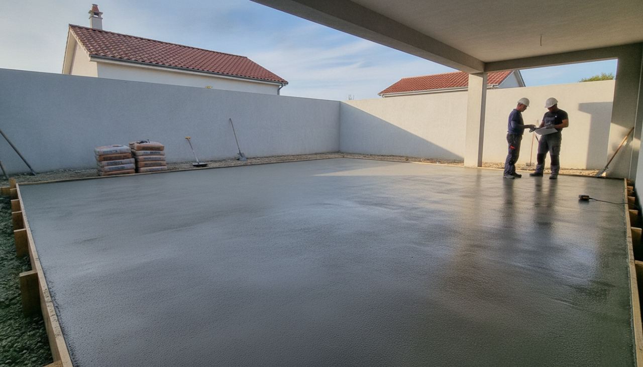 prix dalle beton garage 50m2