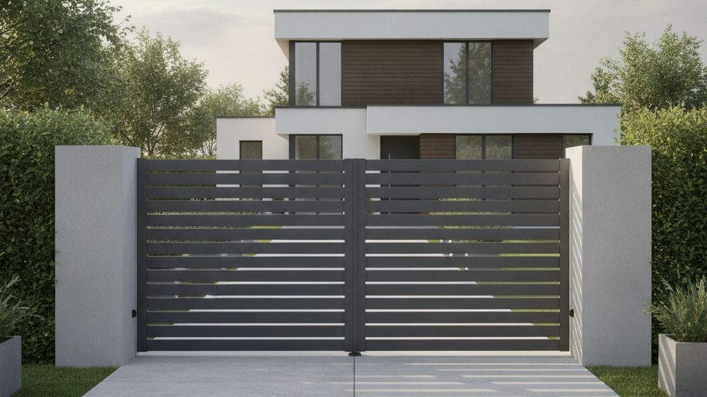 prix portail aluminium - illustration
