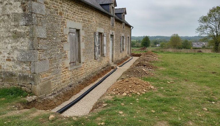 Drainage maison ancienne : prix, méthodes et pièges en 2026