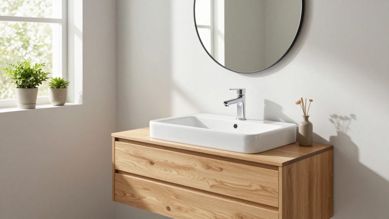 Meuble salle de bain : dimensions, matériaux et prix en 2026