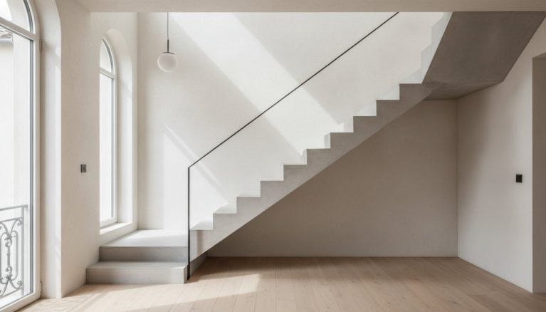 Prix escalier en béton 2026 : coulé ou préfabriqué