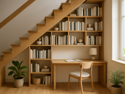 Comment aménager l&rsquo;espace sous un escalier ?