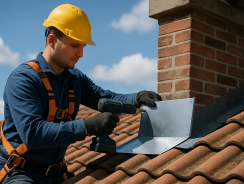 Comment installer une plaque pour fermer un conduit de cheminée sur le toit en toute simplicité ?