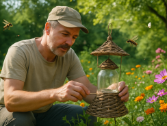 Élimine les frelons asiatiques en 15 minutes avec le piège d’etienne martin, sans produits chimiques ni stress