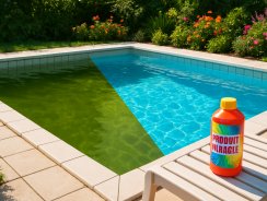 Éliminez l’eau verte de votre piscine en 24h sans effort grâce au produit miracle