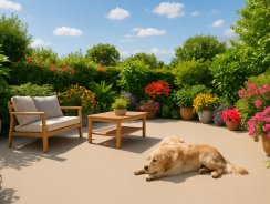Profite d’une terrasse en résine durable en 1 semaine, sans gros travaux ni entretien contraignant