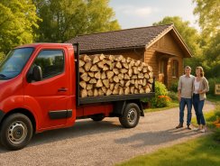 Recevez un camion complet de bois de chauffage en 48h, sans démarches compliquées