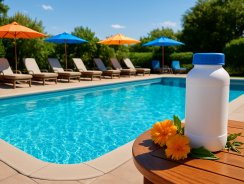 Rendez votre piscine au sel cristalline en 24h sans efforts grâce au chlore choc