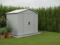 Abri de jardin résine Castorama : prix 2026, gammes et pose