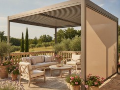 Pergola bioclimatique 4×3 avec rideau : prix, modèles et conseils 2026
